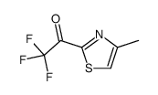 Ethanone, 2,2,2-trifluoro-1-(4-methyl-2-thiazolyl)- (9CI) Structure