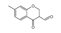 7-methyl-4-oxochromane-3-carbaldehyde结构式