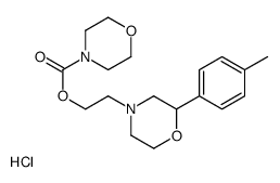 2-[2-(4-methylphenyl)morpholin-4-yl]ethyl morpholine-4-carboxylate hyd rochloride结构式