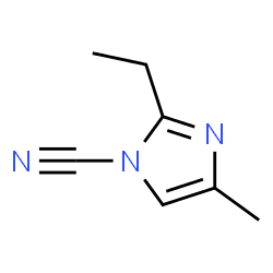 1H-Imidazole-1-carbonitrile,2-ethyl-4-methyl-(9CI) structure