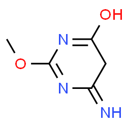 4-Pyrimidinol, 5,6-dihydro-6-imino-2-methoxy- (9CI)结构式