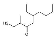 5-ethyl-2-methyl-1-sulfanylnonan-3-one结构式