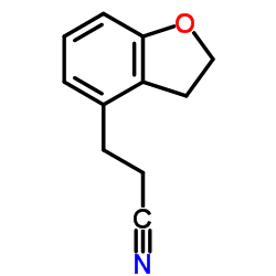 4-(2-Cyanoethyl)-2,3-dihydro-benzofuran结构式