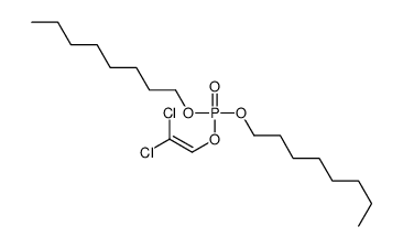 2,2-dichloroethenyl dioctyl phosphate结构式