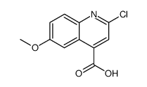 2-chloro-6-methoxy-quinoline-4-carboxylic acid Structure