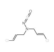 Hydrazine,1,1-bis(3-chloroallyl)-2-sulfinyl-, (E,E)- (8CI) structure