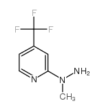 2-(1-METHYLHYDRAZINO)-4-(TRIFLUOROMETHYL)PYRIDINE Structure