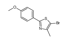 5-bromo-2-(4-methoxyphenyl)-4-methyl-1,3-thiazole Structure