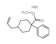 4-Piperidinecarboxylicacid, 4-phenyl-1-(2-propen-1-yl)-, methyl ester, hydrobromide (1:1) picture