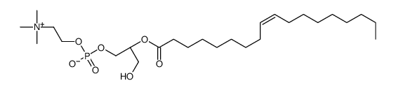 2-Oleoyl-sn-glycero-3-phosphocholine structure