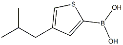 4-(iso-Butyl)thiophene-2-boronic acid结构式