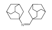 Tricyclo[3.3.1.13,7]decan-1-amine,N-(tricyclo[3.3.1.13,7]dec-1-ylmethylene)- Structure