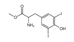 3,5-DIINDO-L-TYROSINE METHYL ESTER Structure