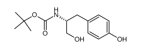 N-t-Boc-D-tyrosinol Structure