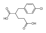 2-p-Chlorbenzylglutarsaeure Structure
