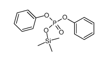 diphenyl trimethylsilyl phosphate Structure
