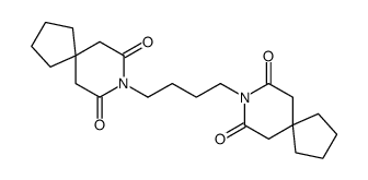 8,8'-(1,4-Butanediyl)bis-8-azaspiro[4.5]decane-7,9-dione Structure