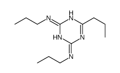 2-N,4-N,6-tripropyl-1,3,5-triazine-2,4-diamine结构式