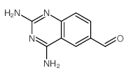 6-Quinazolinecarboxaldehyde,2,4-diamino- Structure