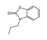 2(3H)-Benzothiazolethione,3-propyl-(9CI) Structure