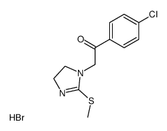 4'-Chloro-2-(2-methylthio-2-imidazolin-1-yl)acetophenon结构式