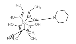 Cobalt,bis[(2,3-butanedione dioximato)(1-)-N,N'](1-cyanoethyl)(pyridine)-, (OC-6-12)-(9CI)结构式