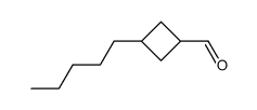 Cyclobutanecarboxaldehyde, 3-pentyl- (9CI)结构式