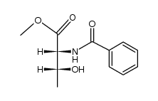methyl N-benzoyl (+/-)-allo-threoninate Structure