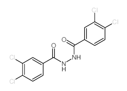 Benzoic acid,3,4-dichloro-, 2-(3,4-dichlorobenzoyl)hydrazide结构式