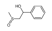 2-methylsulphinyl-1-phenylethanol结构式