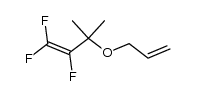 3-allyloxy-1,1,2-trifluoro-2-methylbut-1-ene结构式