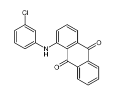 1-(3-chloroanilino)anthracene-9,10-dione Structure