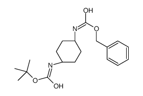 [反式-4-[[(1,1-二甲基乙氧基)羰基]氨基]环己基]-氨基甲酸苯基甲酯结构式
