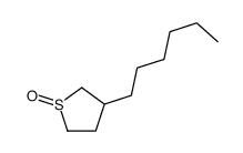 3-hexylthiolane 1-oxide结构式