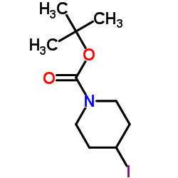 N-Boc-4-碘哌啶结构式