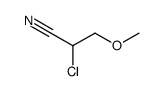 2-chloro-3-methoxypropanenitrile结构式