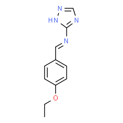 1H-1,2,4-Triazol-3-amine,N-[(4-ethoxyphenyl)methylene]-(9CI) Structure