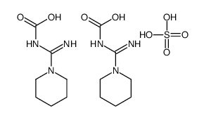 (E)-[amino(piperidin-1-yl)methylidene]carbamic acid,sulfuric acid结构式