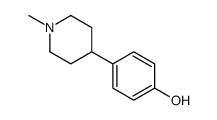 4-(1-Methyl-4-piperidinyl)phenol结构式