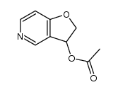 3-acetoxy-2,3-dihydro-furo[3,2-c]pyridine结构式