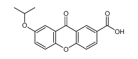 9-oxo-7-propan-2-yloxyxanthene-2-carboxylic acid结构式