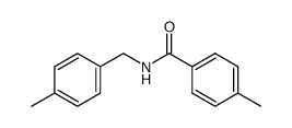 4-methyl-N-(4-methylbenzyl)benzamide Structure