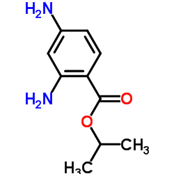 Benzoic acid, 2,4-diamino-, 1-methylethyl ester (9CI) Structure