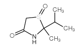4-Thiazolidinone,2-methyl-2-(1-methylethyl)-,1-oxide(9CI)结构式