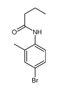 N-(4-溴-2-甲基苯基)丁酰胺结构式