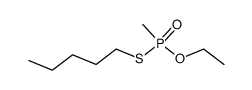 Methylthiophosphonsaeure-O-ethylester-S-pentylester Structure
