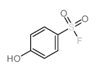 Benzenesulfonylfluoride, 4-hydroxy- Structure