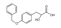 (2R)-2-hydroxy-3-(4-phenylmethoxyphenyl)propanoic acid structure