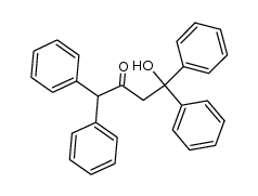 1,1,4,4-tetraphenyl-4-hydroxy-2-butanone结构式