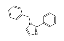 1-苄基-2-苯基-1H-咪唑结构式